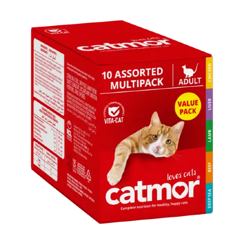 Catmor Assorted Menu Multipack Wet Cat Food (10x 70g)
