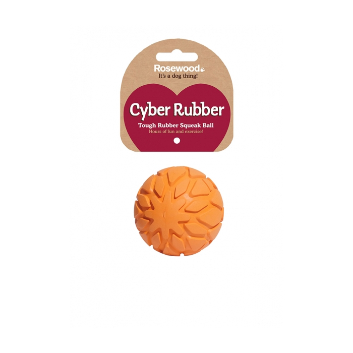 Rosewood Tough Rubber Squeak Ball