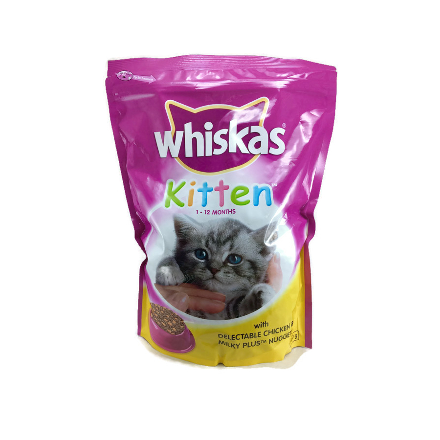 Whiskas Kitten Food Delectable Chicken and Milky Nuggets