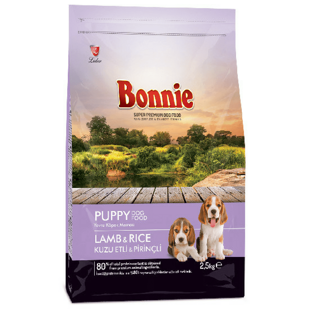 Bonnie Puppy Food – Lamb and Rice 2.5kg