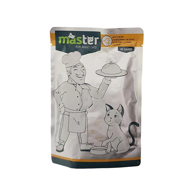 Club4Paws Master Cat Chicken in Sauce 80g