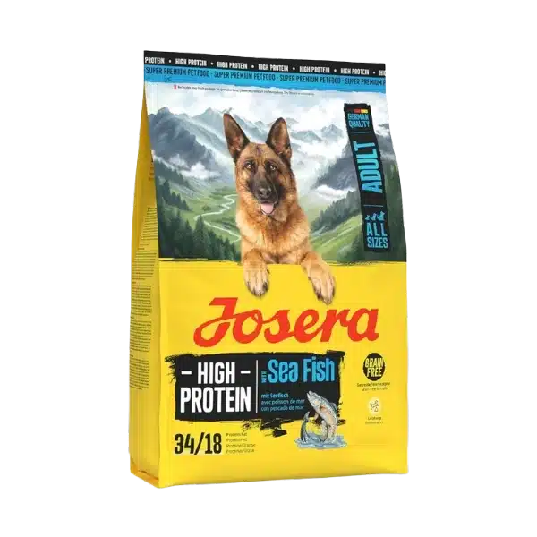 Josera High Protein Sea Fish Dry Dog Food, 12.5Kg, For Active Dogs