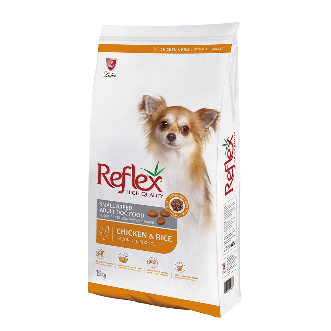 Reflex Premium Small Breed Dog Food – Chicken & Rice 15kg
