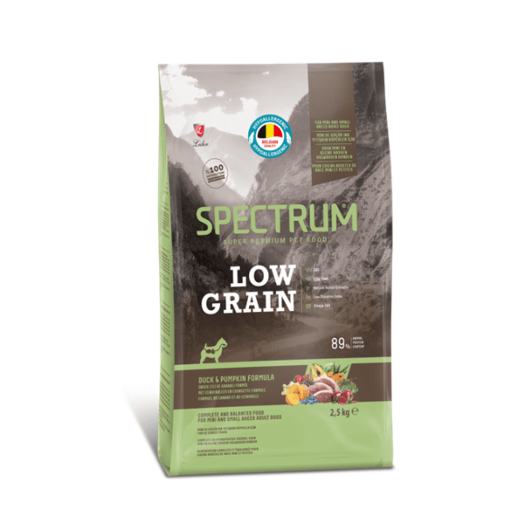 Lowgain Small Breed Adult Dog Kibble, Duck & Pumpkin 2.5kg