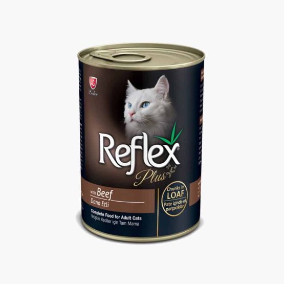 Reflex Plus Canned Cat Food (Beef in Loaf Pate)