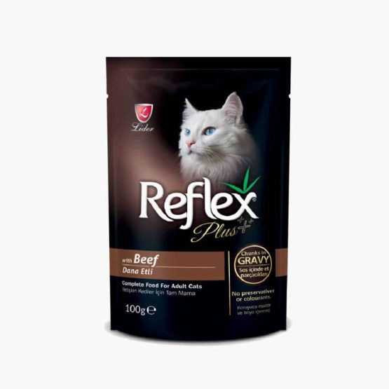 Reflex Plus Pouch Cat Food (Beef)