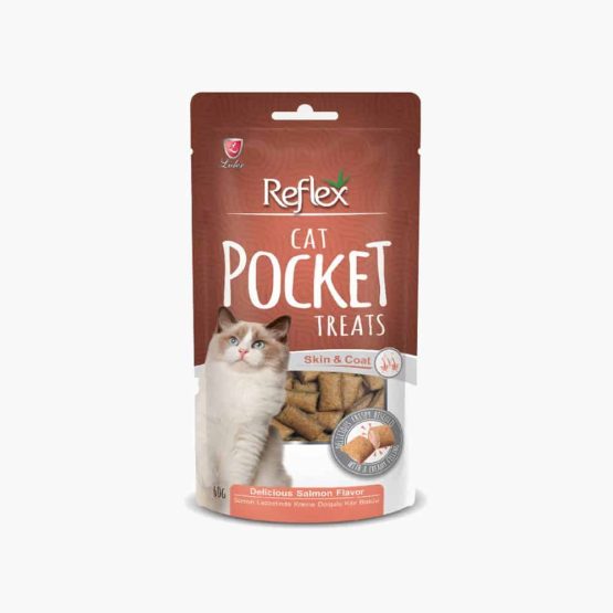 Reflex Cat Pocket Treats Skin & Coat (Salmon)