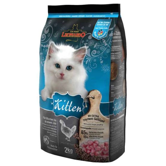 Leornado Kitten Dry Cat Food for Young Cats and Kittens