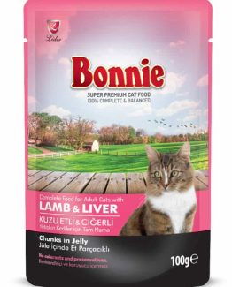Bonnie Pouch Lamb & Liver in Jelly for Cats