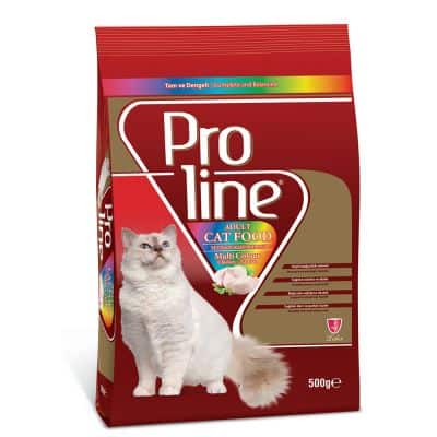 PROLINE ADULT CAT FOOD MULTI COLOUR CHICKEN