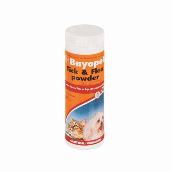 bayopet tick and flea powder