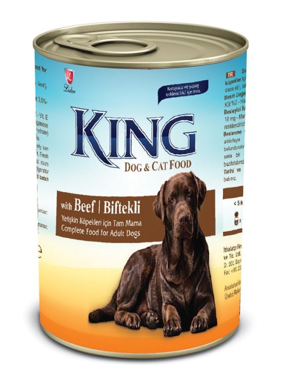 King Beef Canned Adult Dog Food