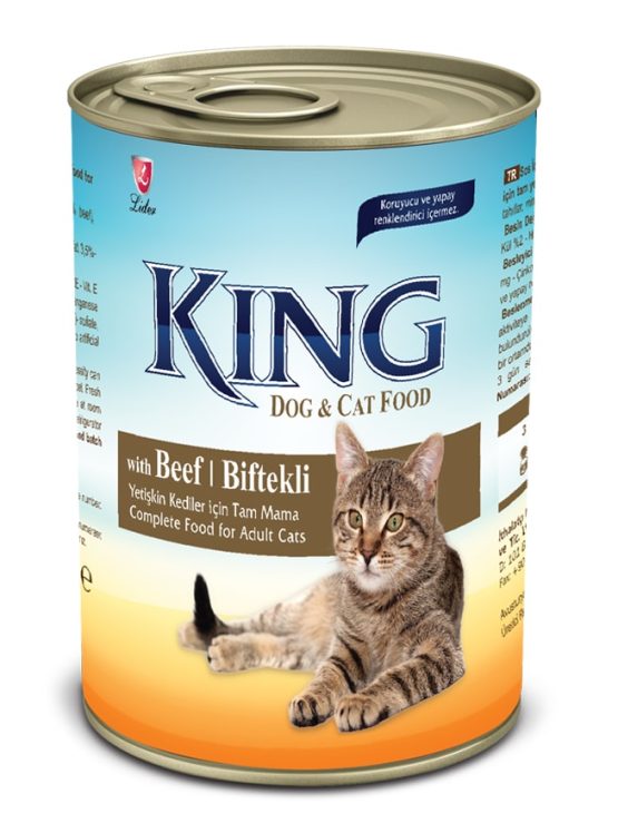 King Canned cat food (beef)