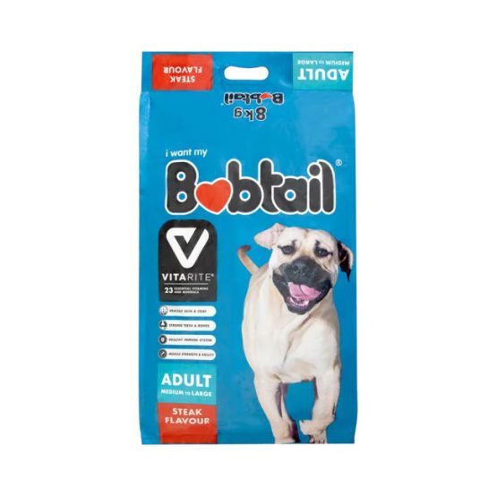 Bobtail Medium to Large Steak Adult Dry Dog Food