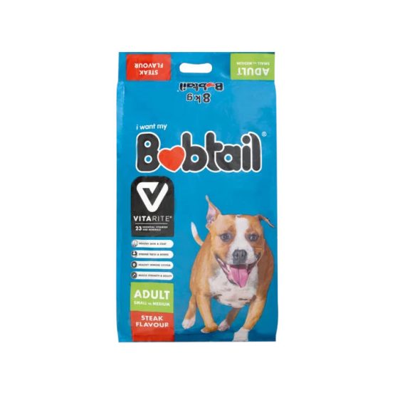 Bobtail Small to Medium Steak Adult Dry Dog Food
