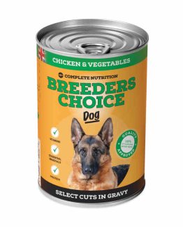 Breeders Choice Dog Food Chicken & Veg in Gravy