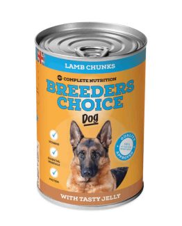 Breeders Choice Dog Food Lamb Chunks in Jelly