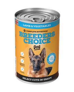 Breeders Choice Dog Food Lamb & Veg in Gravy