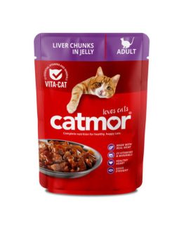 Catmor Adult Liver Chunks in Jelly