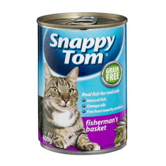 Snappy Tom Fisherman’s Basket Cat Food
