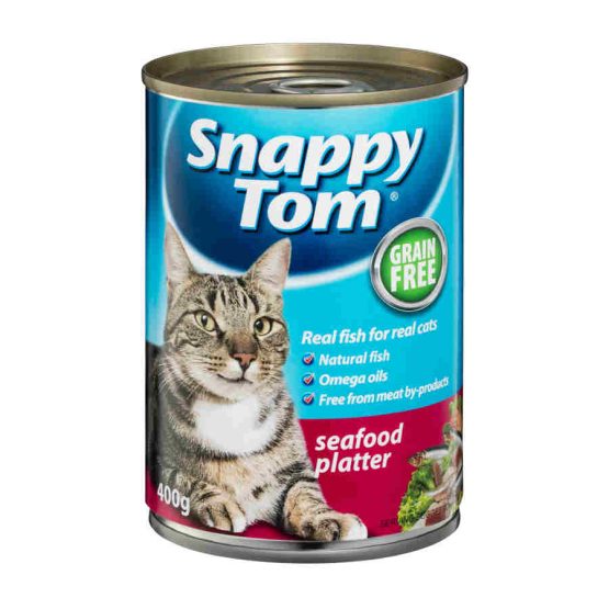 Snappy Tom Seafood Platter Cat Food