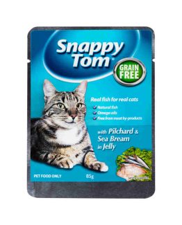 Snappy Tom Pilchard & Sea Bream In Jelly Cat Food