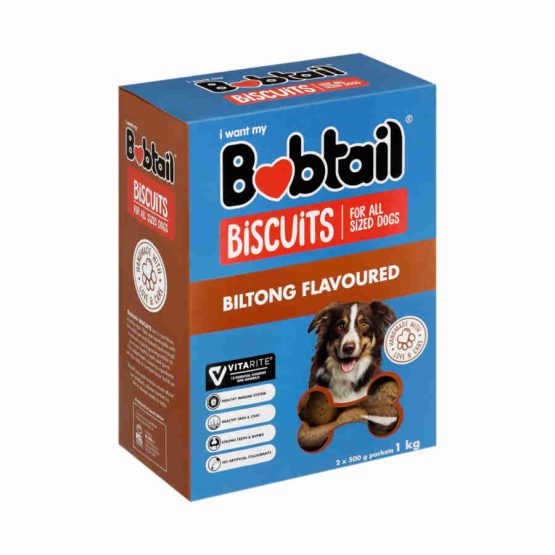 Bobtail Biltong Flavoured Dog Biscuits
