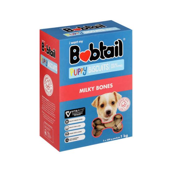 Bobtail Milky Bones Puppy Biscuits