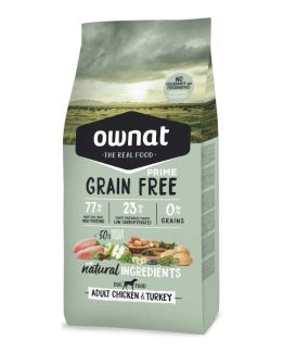 Ownat Prime Grain Free Adult Dog Food ( Chicken & Turkey ) 