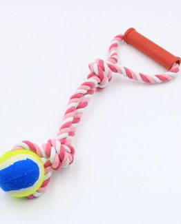Vexus Ball and Rope Tug Dog Toy DT007