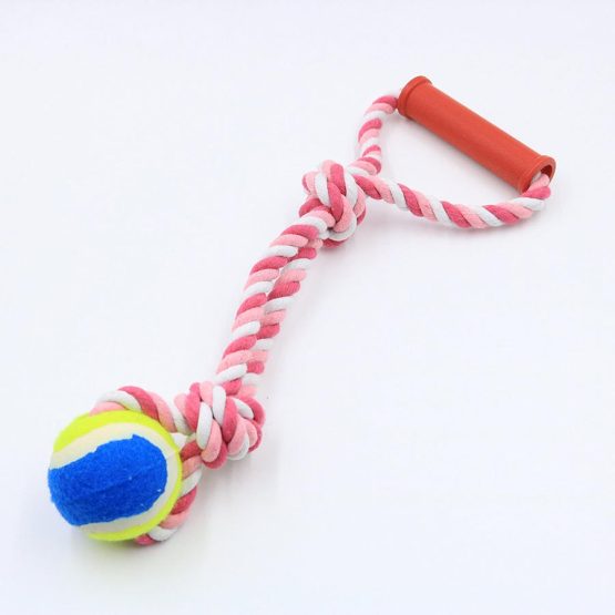 Vexus Ball and Rope Tug Dog Toy DT007
