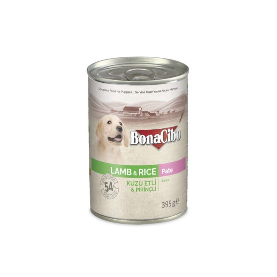 Bonacibo Canned Wet Puppy Food - Lamb & Rice