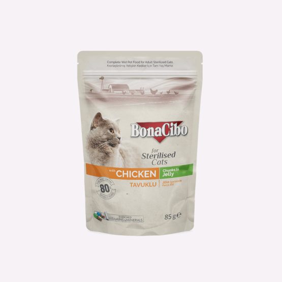 Bonacibo Chicken in Gravy Wet Adult Cat Food
