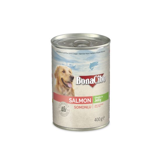 Bonacibo Salmon in Jelly Canned Dog Food