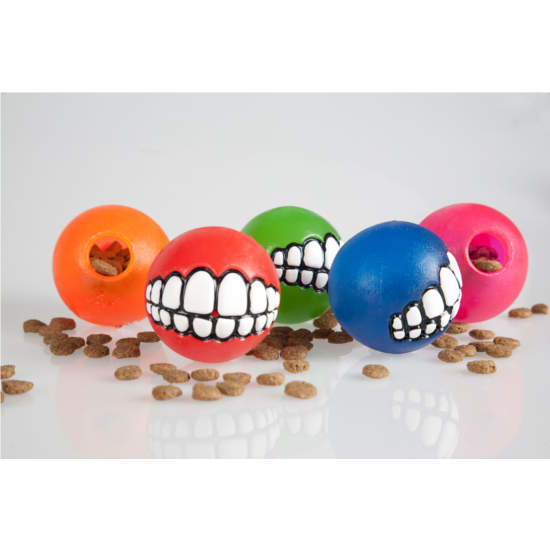 Rogz Grinz Ball Dog Toy - All Colours