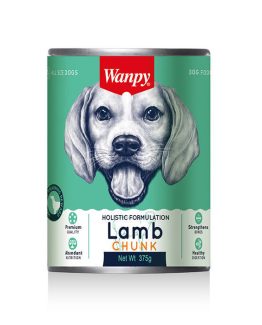 Wanpy canned Lamb Chunks Dog food