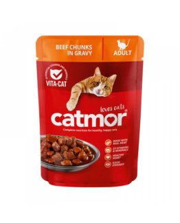 Catmor Adult Beef Chunks in Gravy