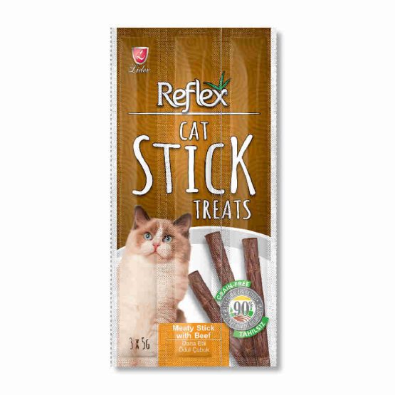 Reflex Cat Meaty Stick Treat (Beef)