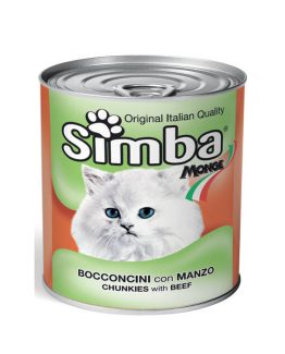 Simba Beef Chunks Canned Cat Food,