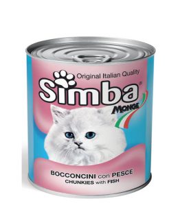 Simba Fish Chunks Canned Cat Food