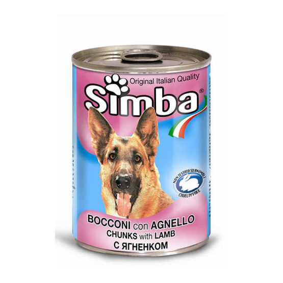 Simba Lamb Chunks Canned Cat Food,