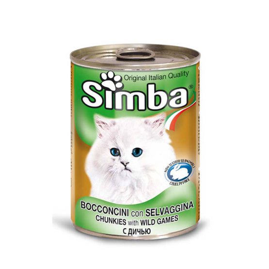 Simba Wild Game Chunks Canned Cat Food