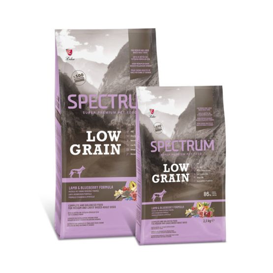 Spectrum Low Grain Medium/Large Breed Adult Dog Food (Lamb & Blueberry)