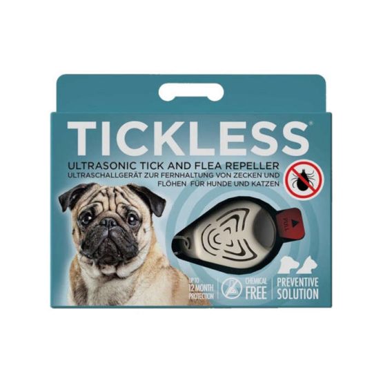 Tickless Pet Ultrasonic Tick and Flea Repeller - white