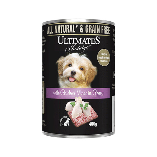 Ultimates Canned Dog Food with Chicken Mince in Gravy