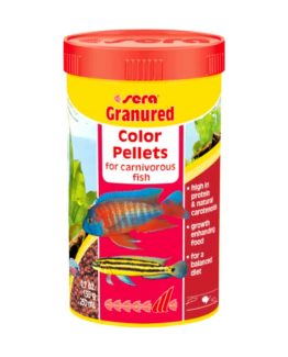 Sera Granured color pellets for carnivorous fish