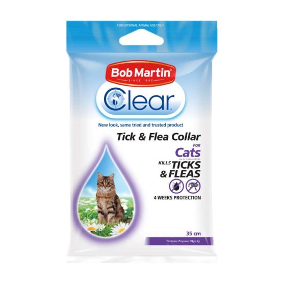 Bob Martin Clear Tick and Flea Collar for Cats