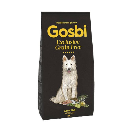 Gosbi Exclusive Grain Free Medium Adult Dog Food (Fish)