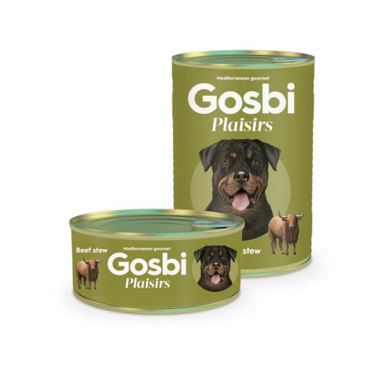 Gosbi Plaisirs Beef Stew Canned Dog Food