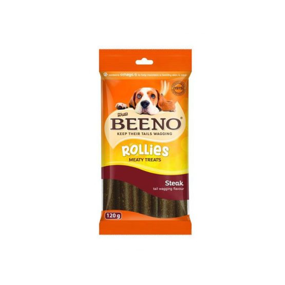 Beeno Rollies Steak Dog Treats